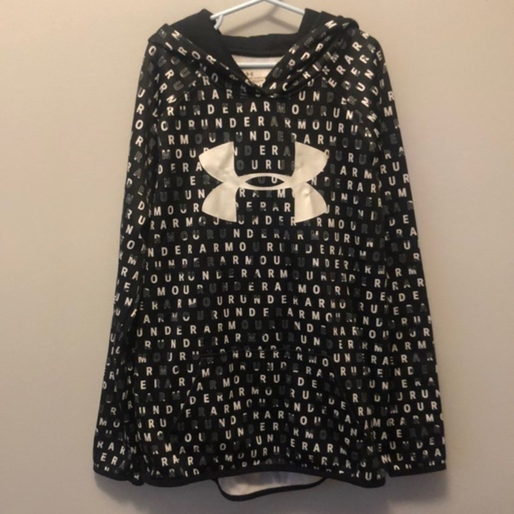 Under Armour fleece hoodie with big Logo-Youth‎ Large Girls